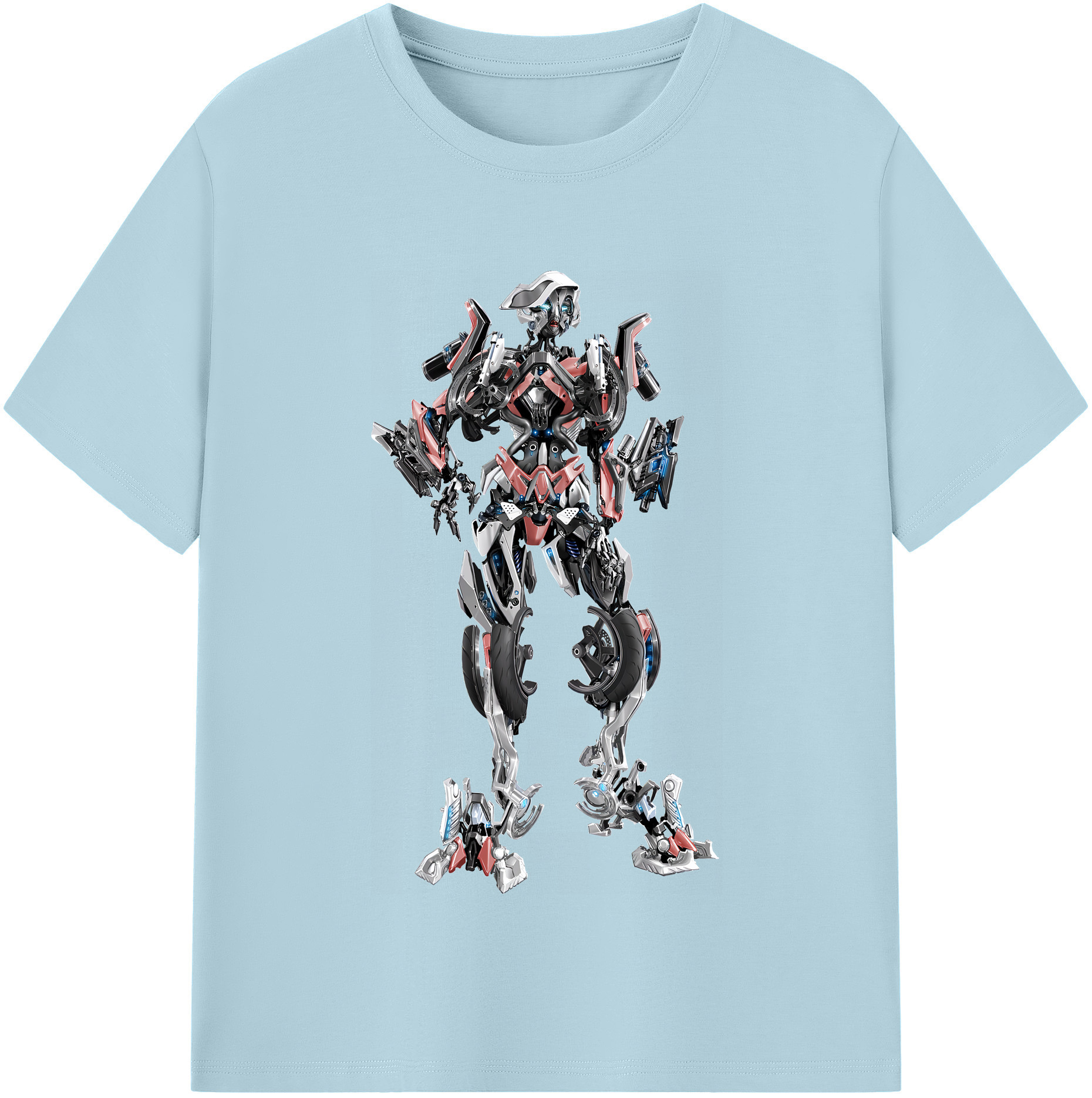 （画像用） Transformers トランスフォーマー 綿100％半袖Tシャツ（フロントプリント）